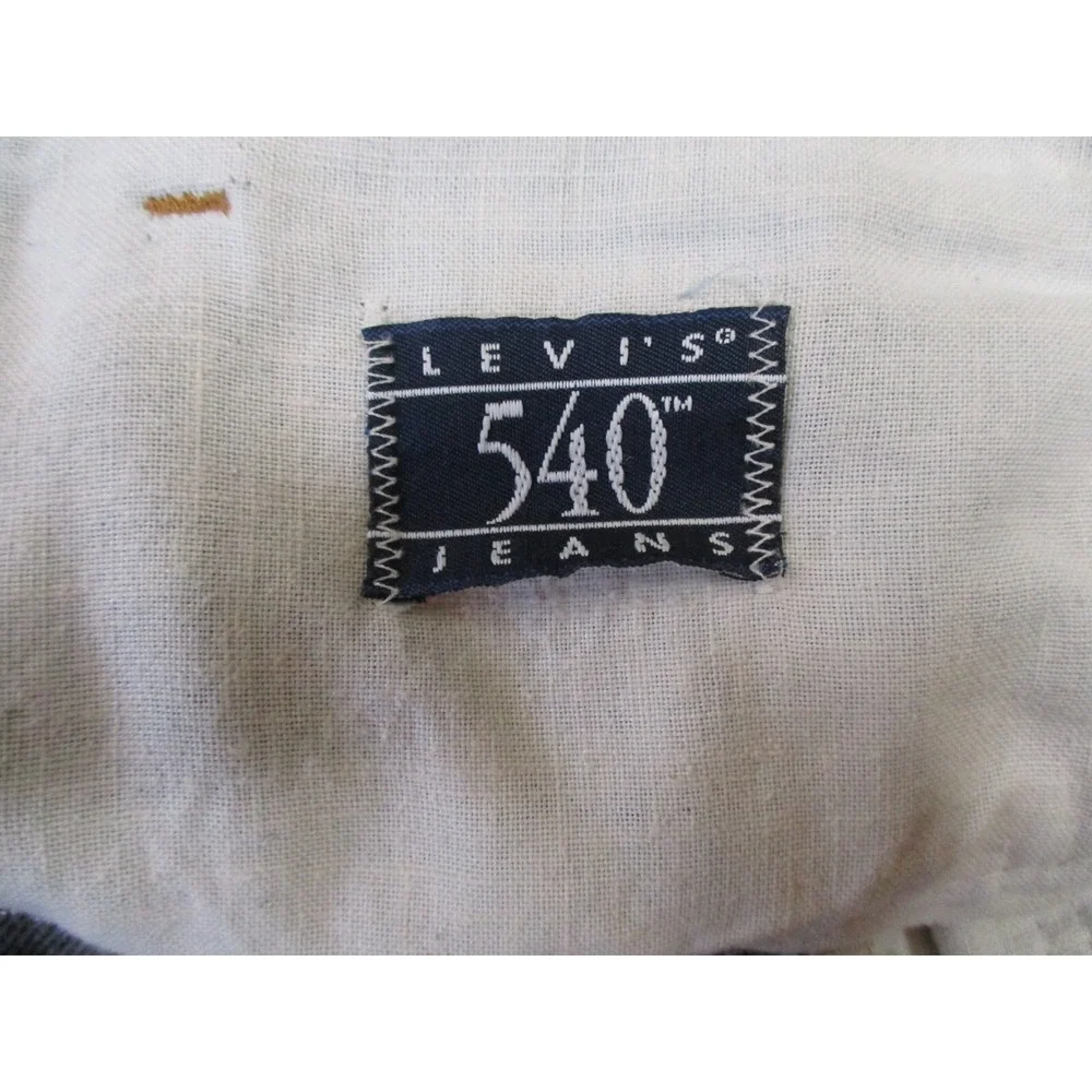 Vintage Levis 540 Jeans Mens 36x32 Blue Acid Wash Straight Grunge Made in USA